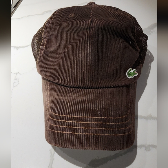Lacoste Accessories Vintage Corduroy Lacoste Mesh Hat Low Profile Poshmark